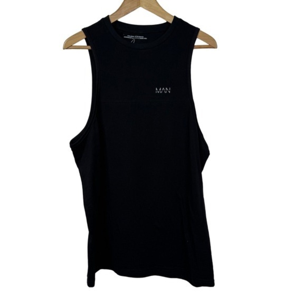 BooHoo Man Tank Black‎ Medium